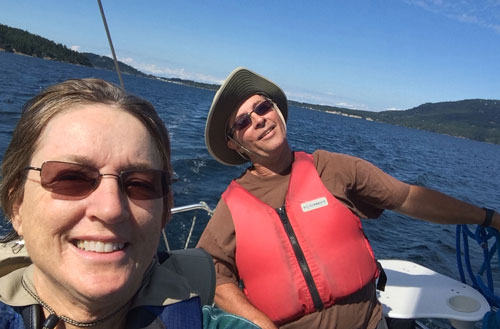 East Sound selfie